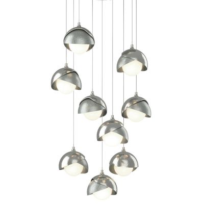 Brooklyn 9-Light Double Shade Round Multi-Light Pendant