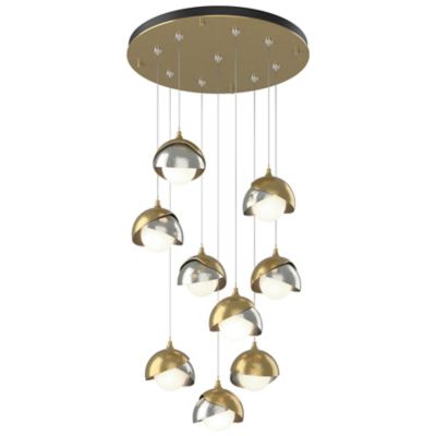 Brooklyn 9-Light Double Shade Round Multi-Light Pendant