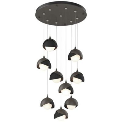 Brooklyn 9-Light Double Shade Round Multi-Light Pendant
