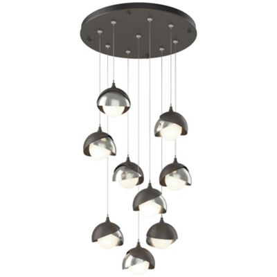 Brooklyn 9-Light Double Shade Round Multi-Light Pendant