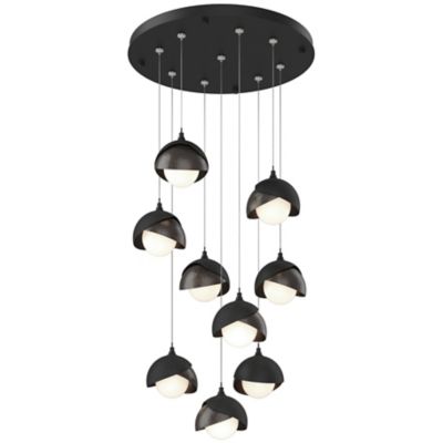 Brooklyn 9-Light Double Shade Round Multi-Light Pendant