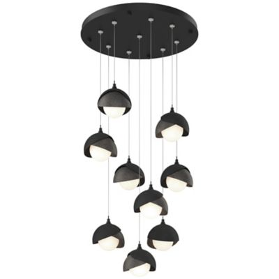 Brooklyn 9-Light Double Shade Round Multi-Light Pendant