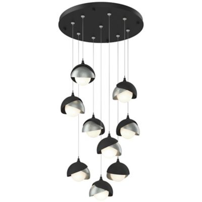 Brooklyn 9-Light Double Shade Round Multi-Light Pendant