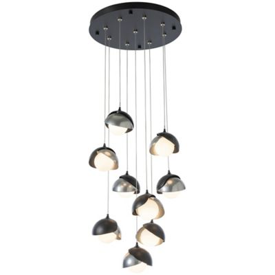 Brooklyn 9-Light Double Shade Round Multi-Light Pendant