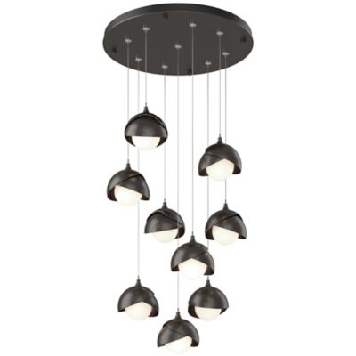 Brooklyn 9-Light Double Shade Round Multi-Light Pendant