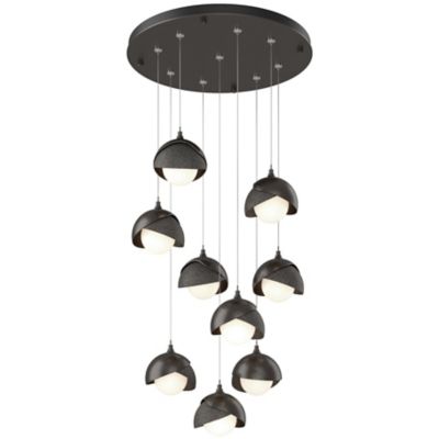 Brooklyn 9-Light Double Shade Round Multi-Light Pendant