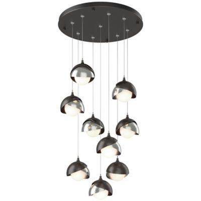 Brooklyn 9-Light Double Shade Round Multi-Light Pendant