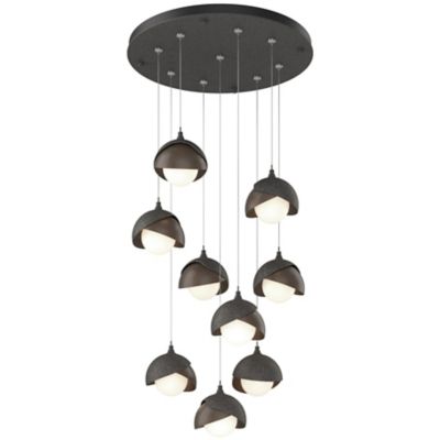 Brooklyn 9-Light Double Shade Round Multi-Light Pendant