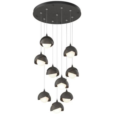 Brooklyn 9-Light Double Shade Round Multi-Light Pendant