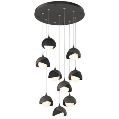 Brooklyn 9-Light Double Shade Round Multi-Light Pendant