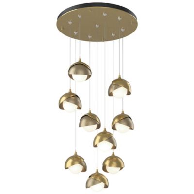 Brooklyn 9-Light Double Shade Round Multi-Light Pendant