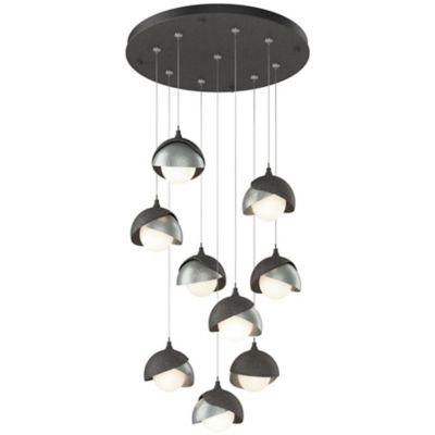 Brooklyn 9-Light Double Shade Round Multi-Light Pendant