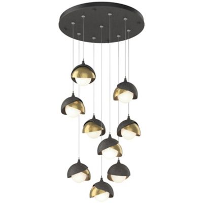 Brooklyn 9-Light Double Shade Round Multi-Light Pendant