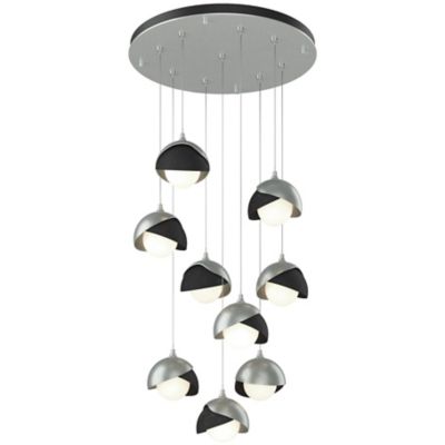 Brooklyn 9-Light Double Shade Round Multi-Light Pendant