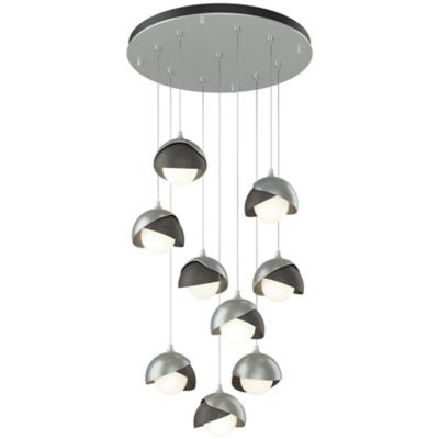 Brooklyn 9-Light Double Shade Round Multi-Light Pendant