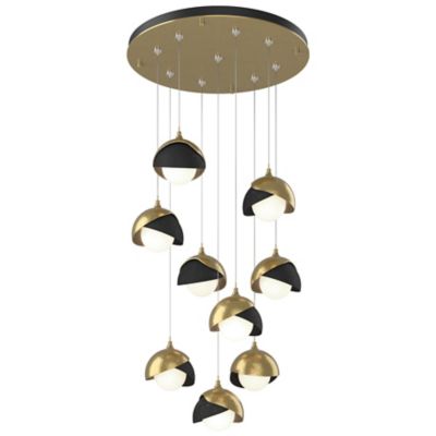 Brooklyn 9-Light Double Shade Round Multi-Light Pendant