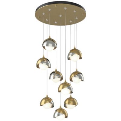 Brooklyn 9-Light Double Shade Round Multi-Light Pendant