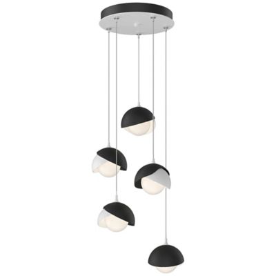 Brooklyn 9-Light Double Shade Round Multi-Light Pendant