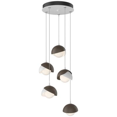 Brooklyn 9-Light Double Shade Round Multi-Light Pendant