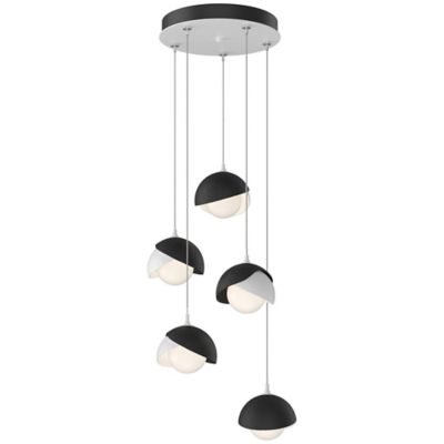 Brooklyn 9-Light Double Shade Round Multi-Light Pendant