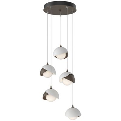 Brooklyn 9-Light Double Shade Round Multi-Light Pendant