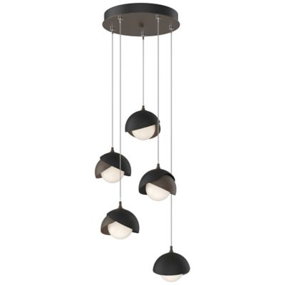 Brooklyn 9-Light Double Shade Round Multi-Light Pendant