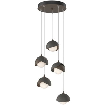 Brooklyn 9-Light Double Shade Round Multi-Light Pendant