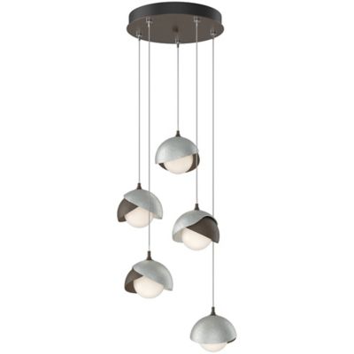 Brooklyn 9-Light Double Shade Round Multi-Light Pendant