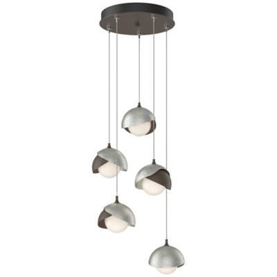 Brooklyn 9-Light Double Shade Round Multi-Light Pendant