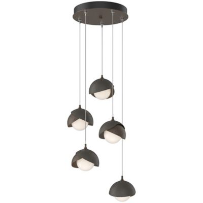 Brooklyn 9-Light Double Shade Round Multi-Light Pendant