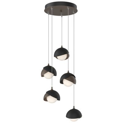 Brooklyn 9-Light Double Shade Round Multi-Light Pendant