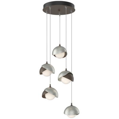 Brooklyn 9-Light Double Shade Round Multi-Light Pendant