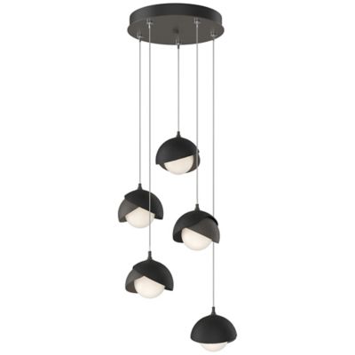 Brooklyn 9-Light Double Shade Round Multi-Light Pendant