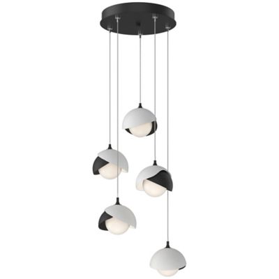 Brooklyn 9-Light Double Shade Round Multi-Light Pendant
