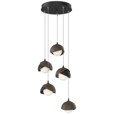 Brooklyn 9-Light Double Shade Round Multi-Light Pendant