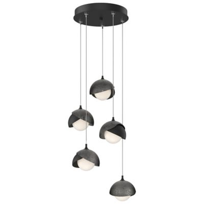 Brooklyn 9-Light Double Shade Round Multi-Light Pendant