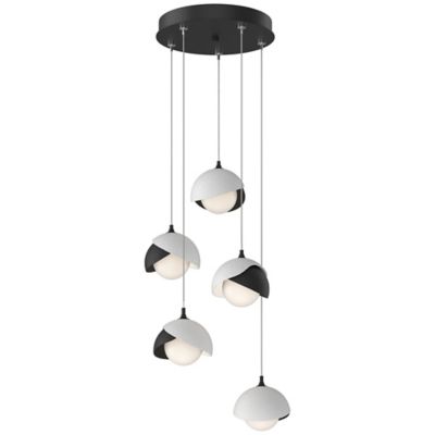 Brooklyn 9-Light Double Shade Round Multi-Light Pendant