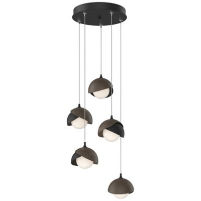 Brooklyn 9-Light Double Shade Round Multi-Light Pendant