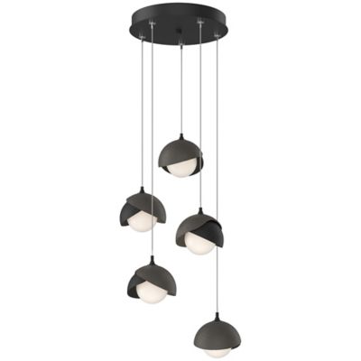 Brooklyn 9-Light Double Shade Round Multi-Light Pendant
