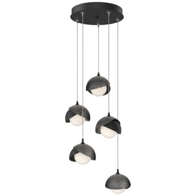 Brooklyn 9-Light Double Shade Round Multi-Light Pendant