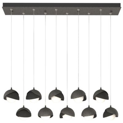 Brooklyn 10-Light Double Shade Rectangular Multi-Light Pendant
