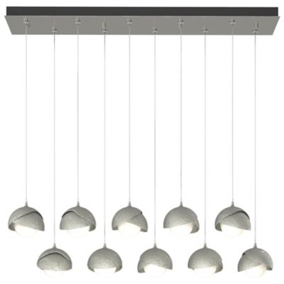 Brooklyn 10-Light Double Shade Rectangular Multi-Light Pendant