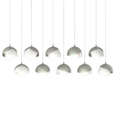 Brooklyn 10-Light Double Shade Rectangular Multi-Light Pendant