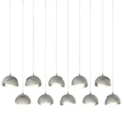 Brooklyn 10-Light Double Shade Rectangular Multi-Light Pendant