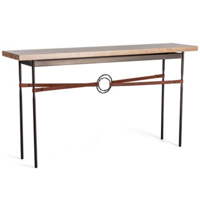 Equus Wood Top Rectangular Console Table