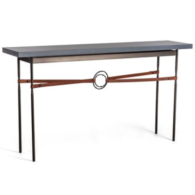 Equus Wood Top Rectangular Console Table