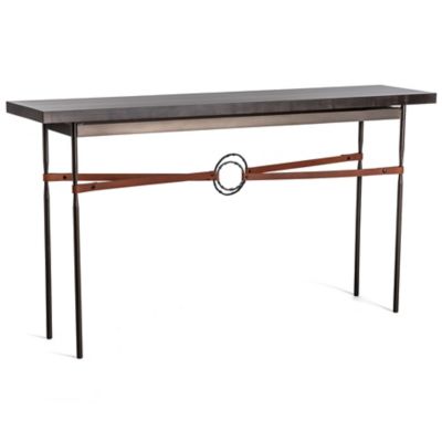 Equus Wood Top Rectangular Console Table