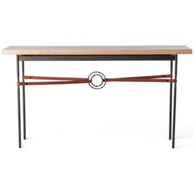 Equus Wood Top Rectangular Console Table