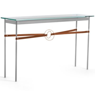 Equus Glass Top Console Table