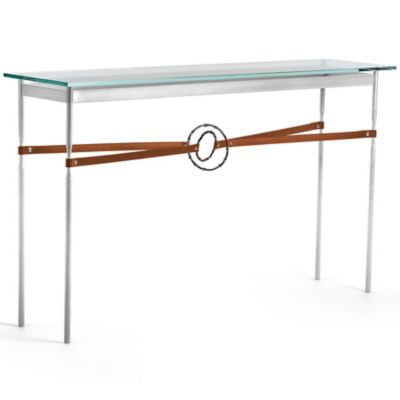 Equus Glass Top Console Table